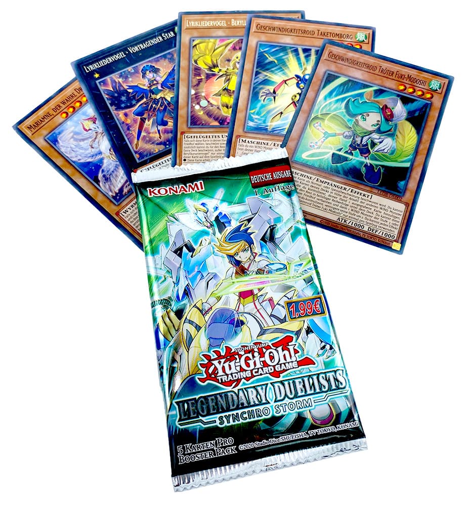 Yu-Gi-Oh Legendary Duelist "Synchro Storm" - Display mit 18 Boostern