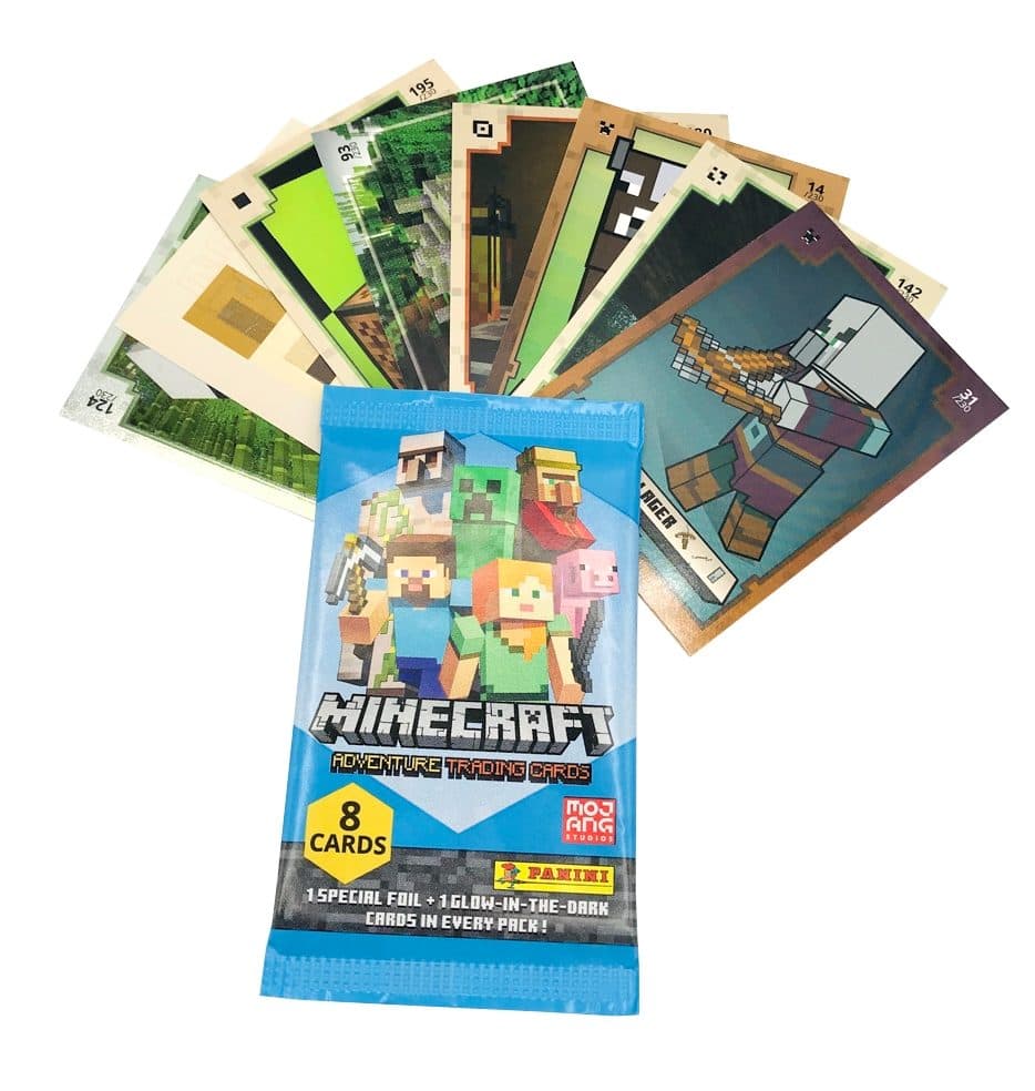 Minecraft Trading Cards - Box mit 18 Tüten