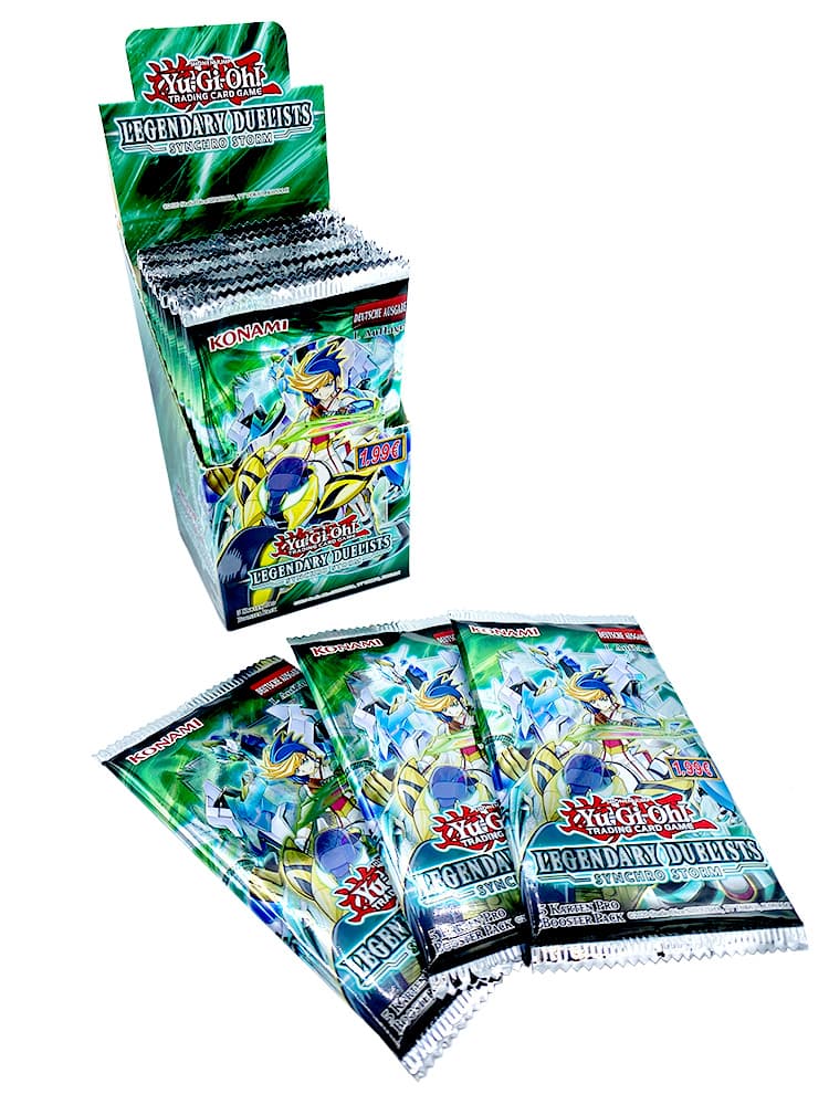 Yu-Gi-Oh Legendary Duelist "Synchro Storm" - Display mit 18 Boostern
