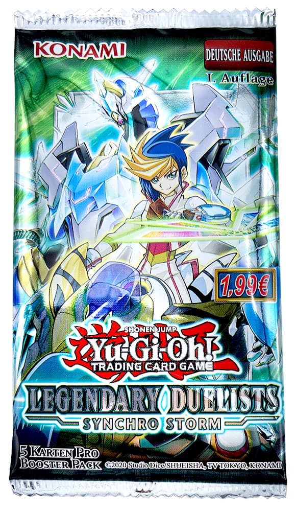 Yu-Gi-Oh Legendary Duelist "Synchro Storm" - Display mit 18 Boostern