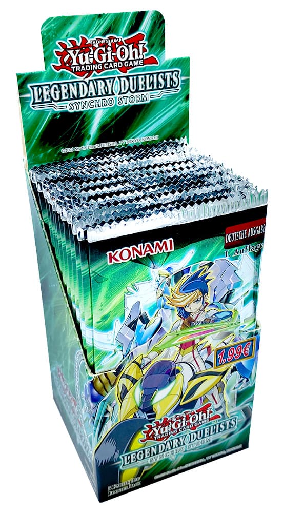 Yu-Gi-Oh Legendary Duelist "Synchro Storm" - Display mit 18 Boostern