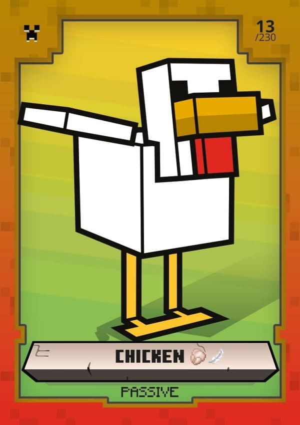 Minecraft Trading Cards - Box mit 18 Tüten