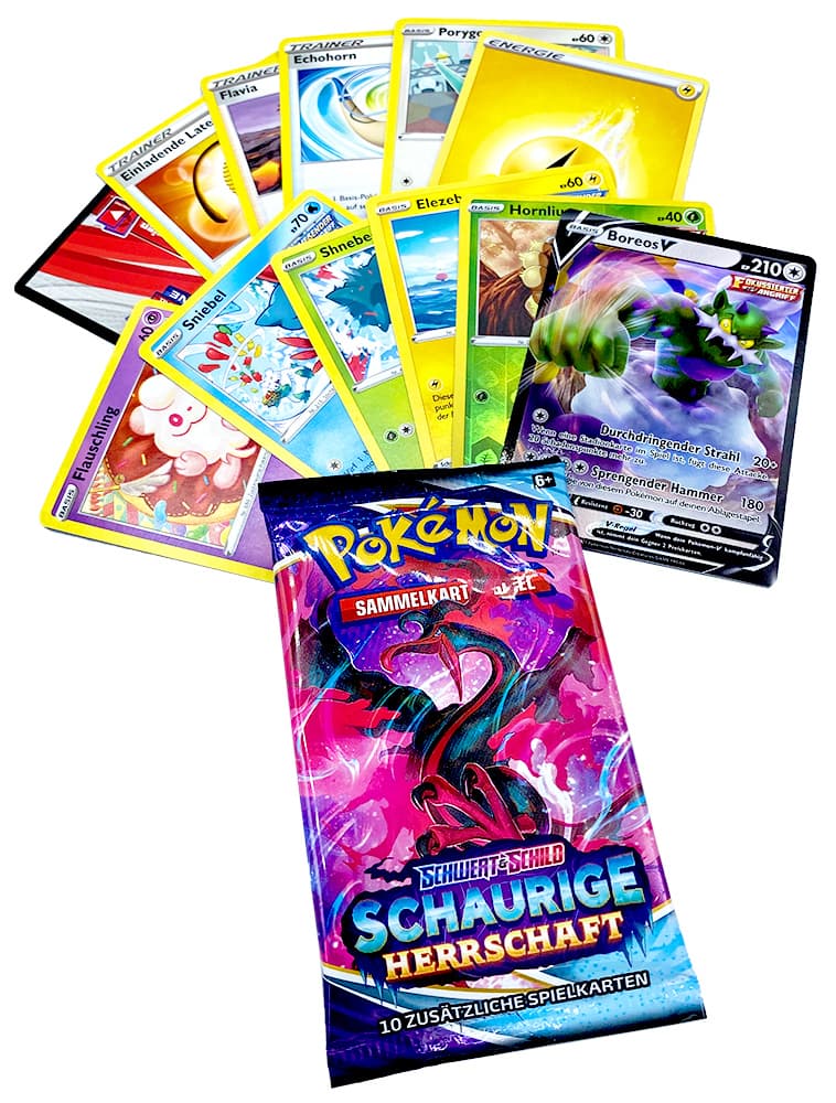 Pokémon Booster "Schwert & Schild - Schaurige Herrschaft" -  Display mit 18 Boostern