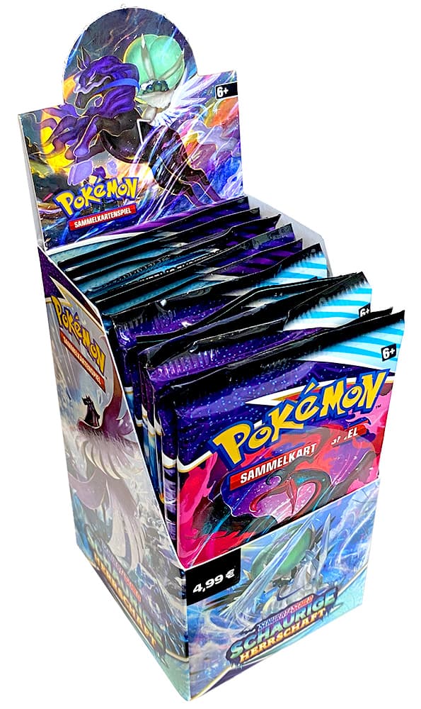 Pokémon Booster "Schwert & Schild - Schaurige Herrschaft" -  Display mit 18 Boostern