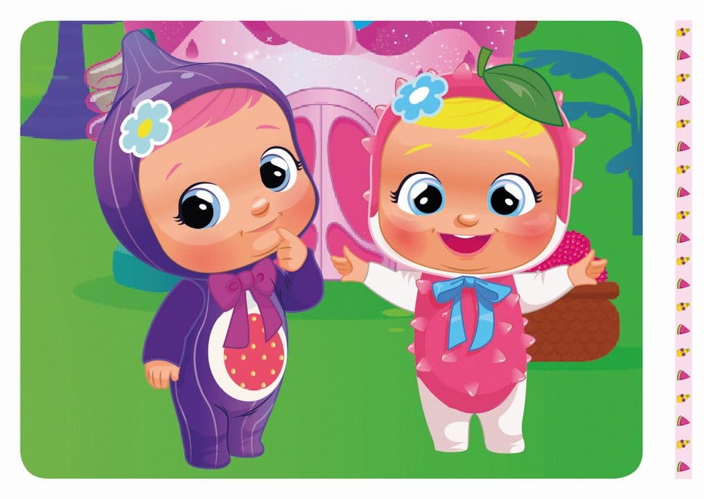 Cry Babies Stickerkollektion - Set mit 20 Blistern