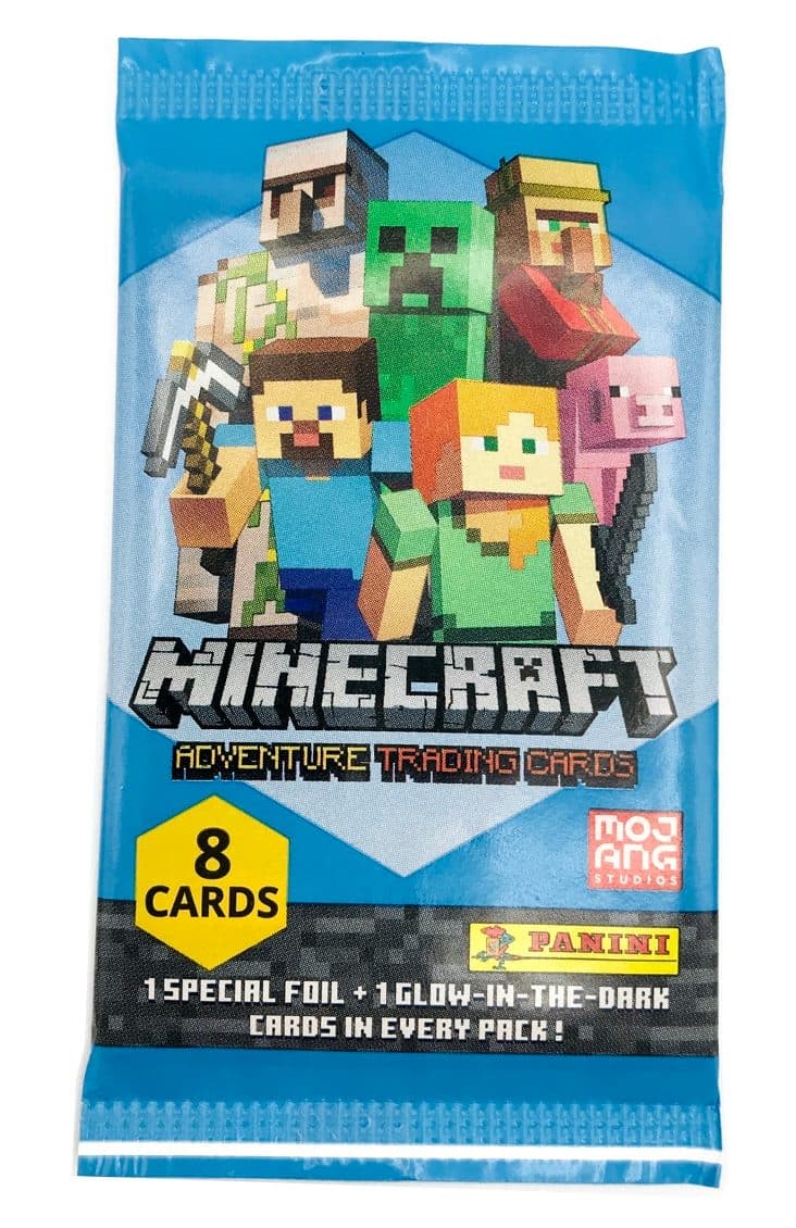 Minecraft Trading Cards - Box mit 18 Tüten