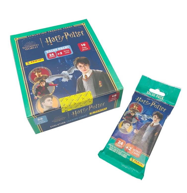 Harry Potter Evolution Trading Cards - Box mit 10 Fatpacks
