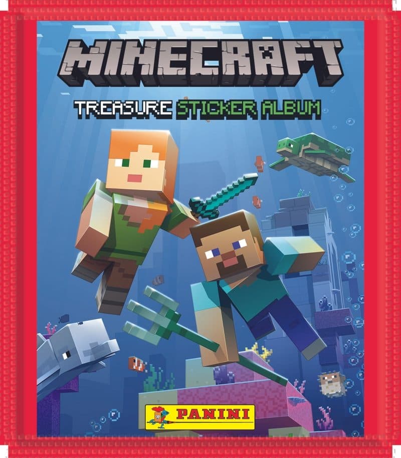 Minecraft Treasure Stickerkollektion - Box mit 36 Tüten 