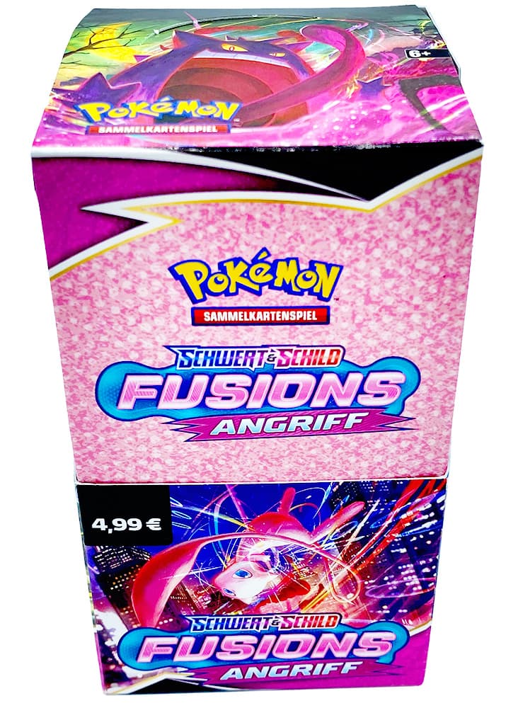 Pokémon Booster "Schwert & Schild - Fusions Angriff" - Display mit 18 Boostern