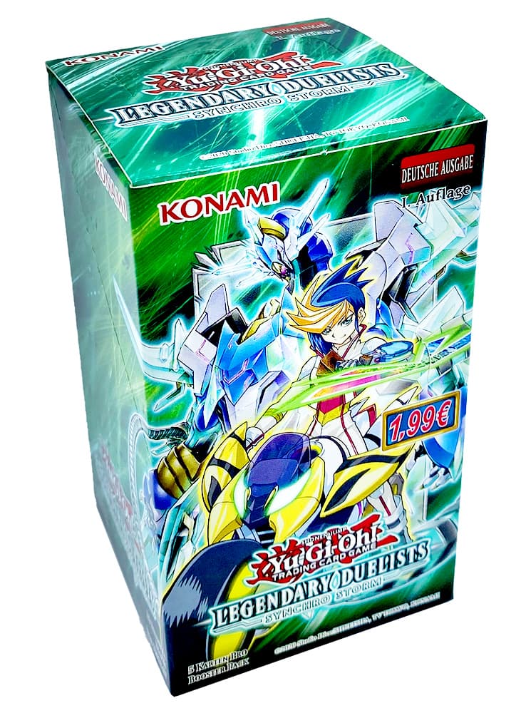 Yu-Gi-Oh Legendary Duelist "Synchro Storm" - Display mit 18 Boostern