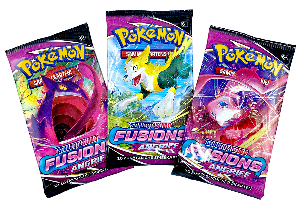 Pokémon Booster "Schwert & Schild - Fusions Angriff" - Display mit 18 Boostern