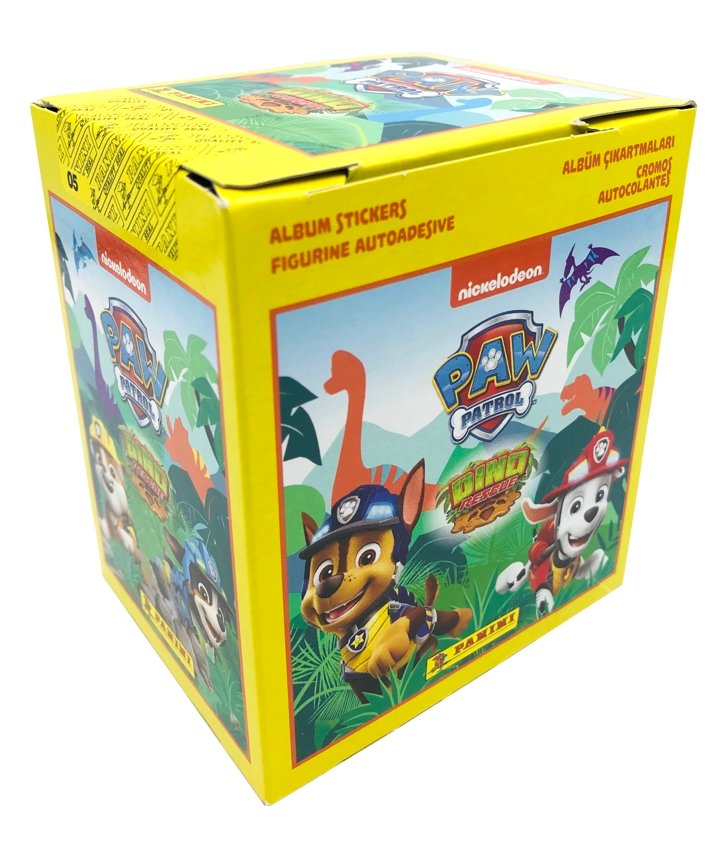 Paw Patrol Stickerkollektion "Dino Rescue" - Box mit 36 Tüten