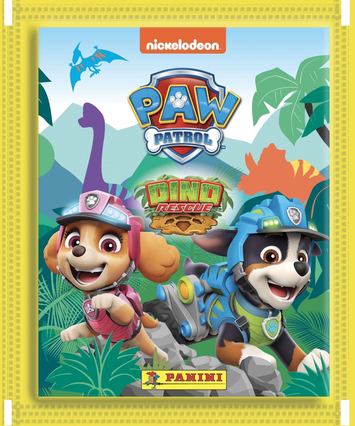 Paw Patrol Stickerkollektion "Dino Rescue" - Set mit 20 Blistern