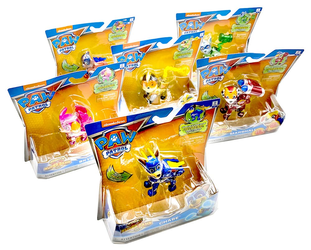 Paw Patrol "Super Paws Hero Pups Figuren" - Box mit 6 Figuren