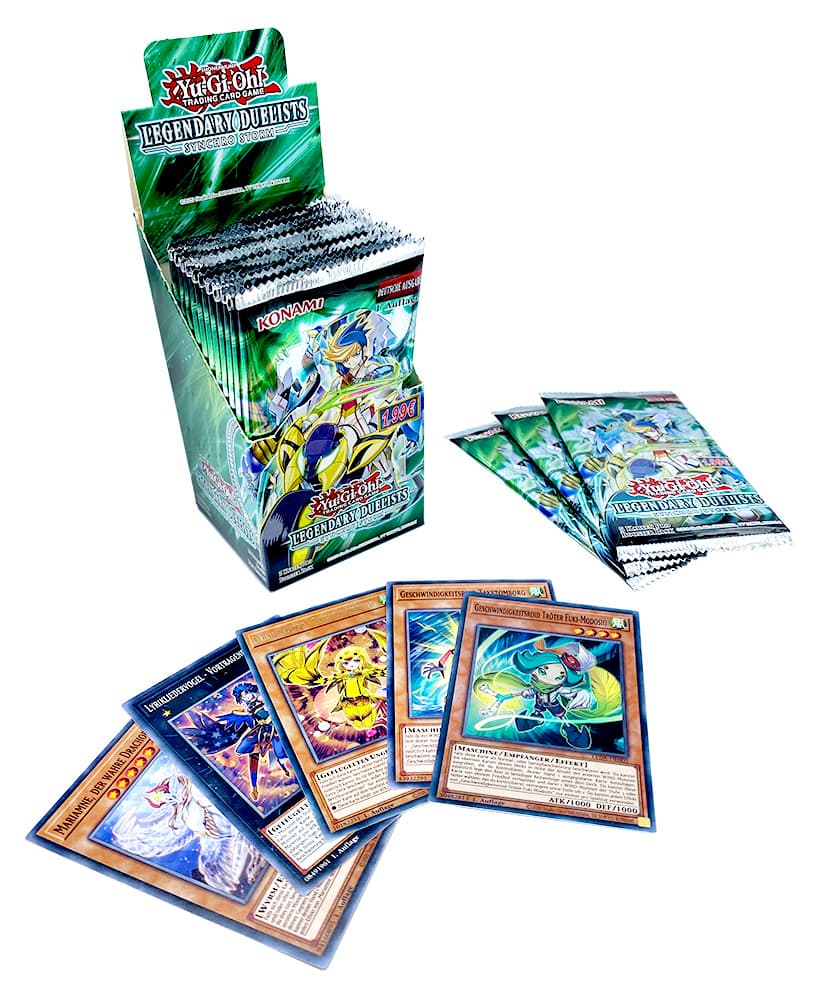 Yu-Gi-Oh Legendary Duelist "Synchro Storm" - Display mit 18 Boostern