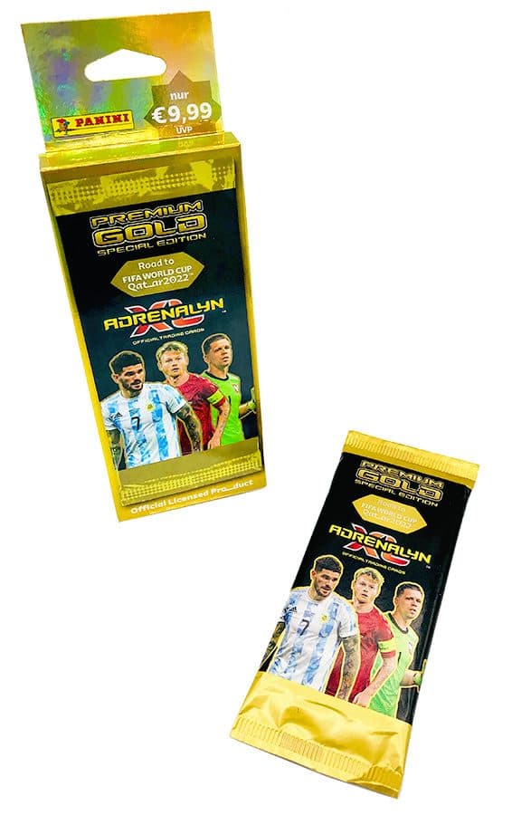 FIFA Road To Worldcup 2022 Adrenalyn XL Premium Gold Pack - Set mit 20 Packs